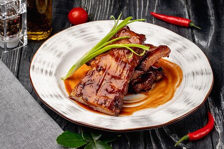 Свиные ребра BBQ