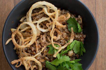 Гречневая каша с грибочками