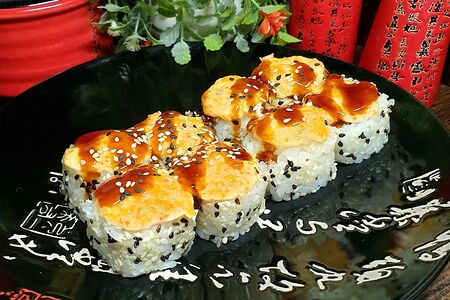 Запеченный унаги cheese маки