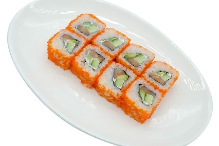 Ролл Калифорния с лососем
