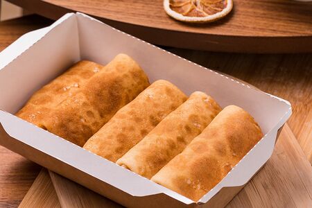 Блины с ветчиной и сыром