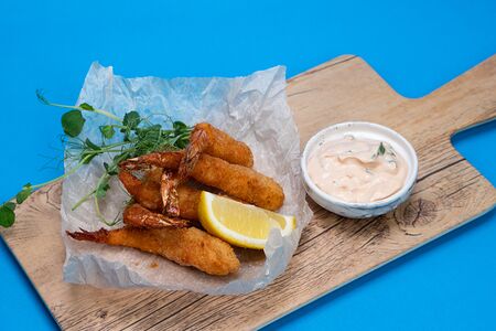 Креветки в панировке