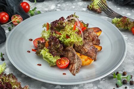 Теплый салат