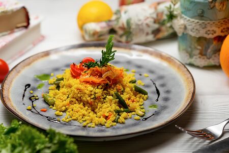 Булгур с овощами