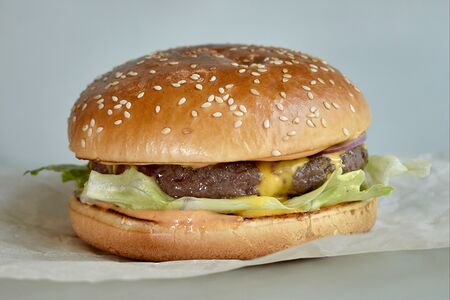 Бургер с олениной