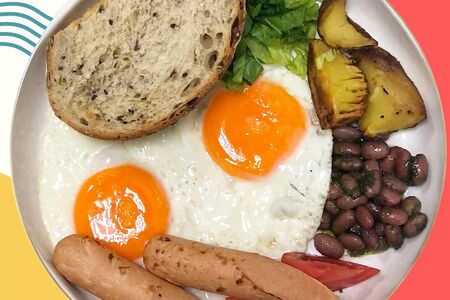 Большой Фанки Вег-Версия глазунья