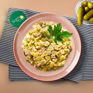 Салат Овощной с говядиной 