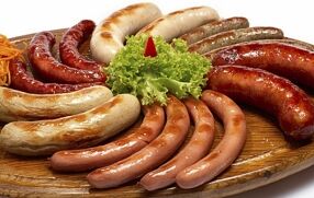 Колбаски ассорти
