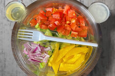 Салат Летний с оливковым маслом