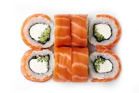 Ролл Филадельфия с лососем