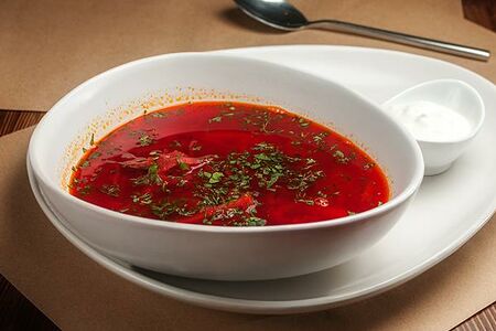 Борщ с говядиной