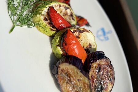 Овощи на мангале