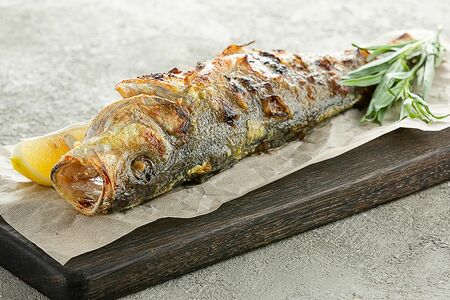 Сибас на углях