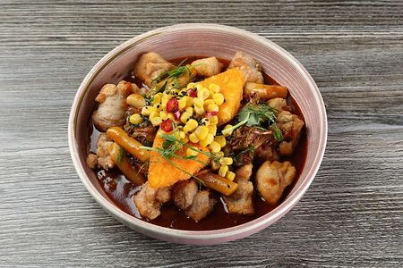 Токпокки с курицей