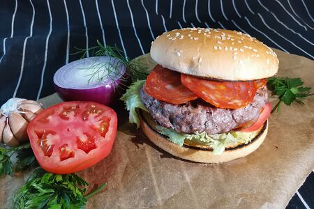 Бургер чоризо