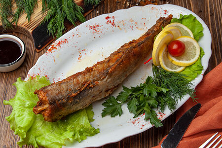 Минтай жареный