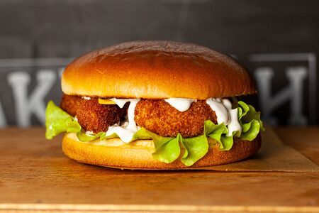 С креветками и фри