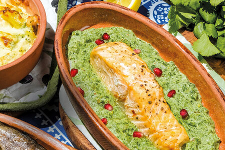 Семга по-гурийски