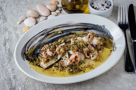 Кальмар на гриле