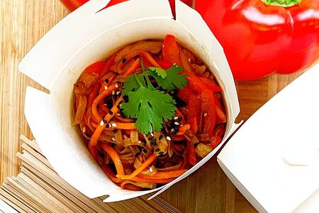 Соба с овощами