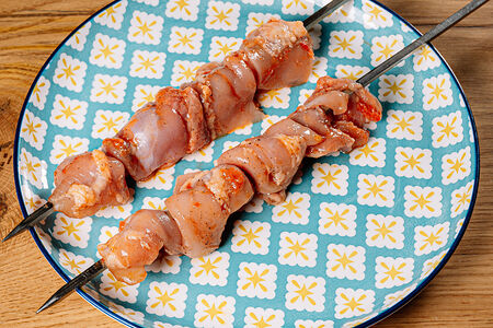 Шашлык из куриного бедра