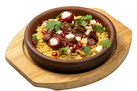 Гюветси из телятины с пастой Орзо