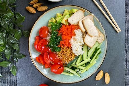 Поке с курицей