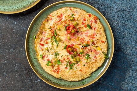 Омлет с овощами