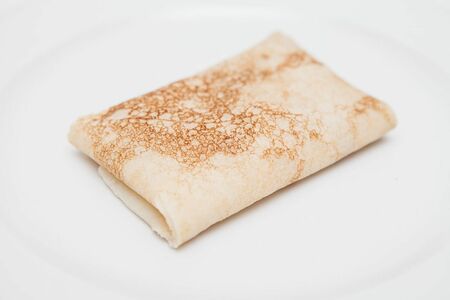 Блин с курочкой, сливками и грибами