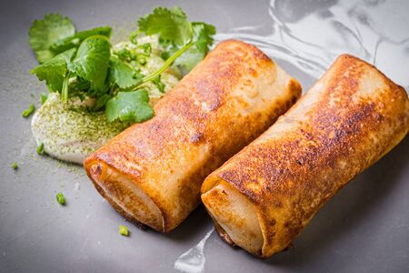 Блины с телятиной