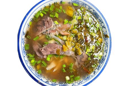 Срезанная лапша с квашеной капустой