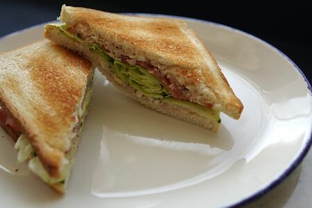 Тосты с тунцом по-американски