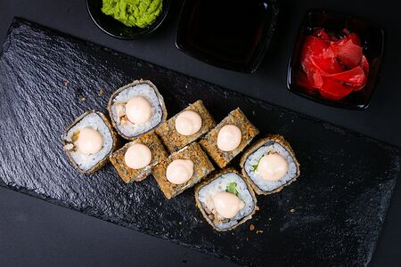 Горячий ролл Курица с овощами