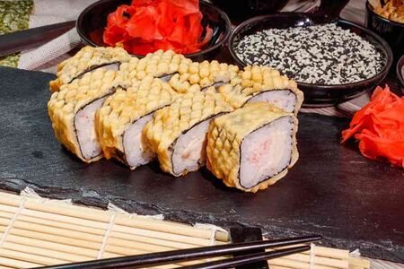 Горячий ролл Крем-краб