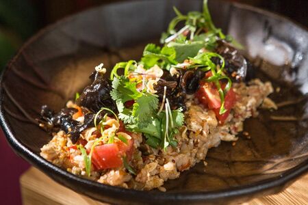 Тяхан с овощами