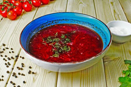 Фирменный Борщ с телятиной