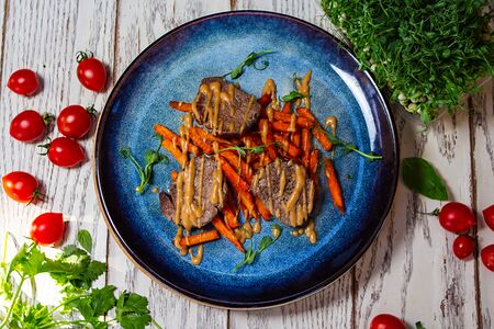 Говядина с бататом