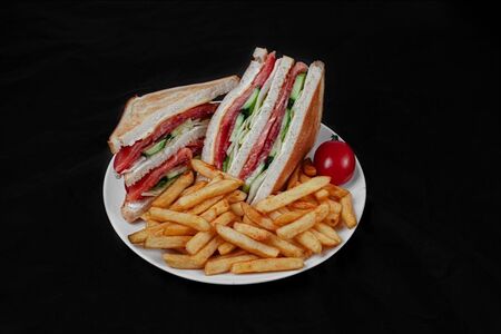 Сендвич с ветчиной и сыром