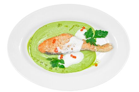 Лосось с Фрекен Брокколи