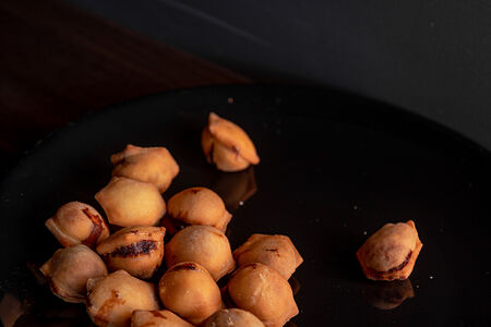 Пельмени домашние жареные