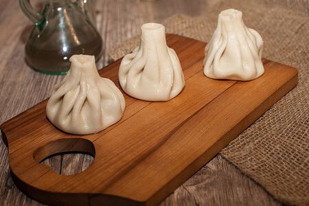 Хинкали говядина с зеленью