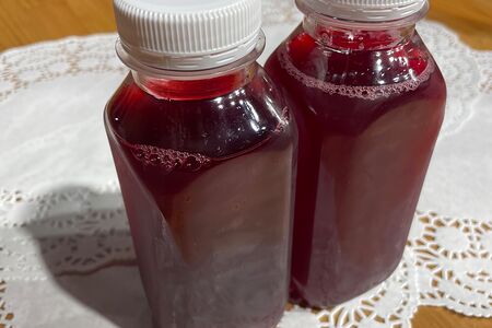 Морс черная смородина собственного производства