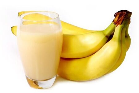 Банановый молочный коктейль
