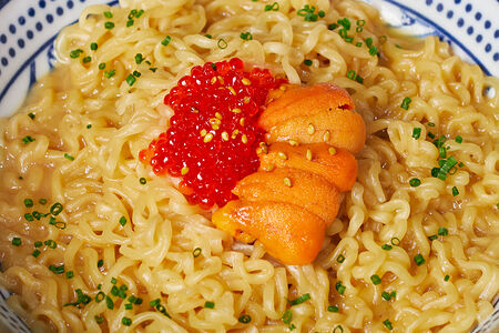 Доширак с икрой ежа