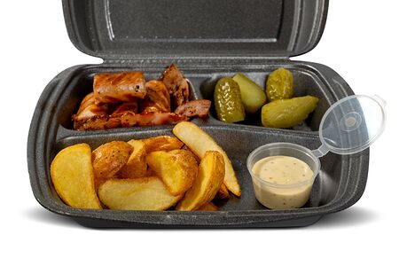 Сосиска и бекон