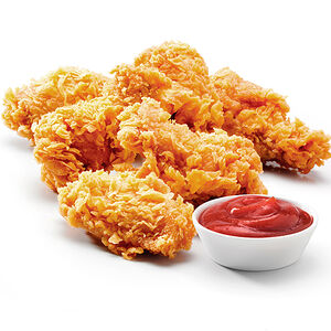 Куриные крылышки с соусом 5 штук