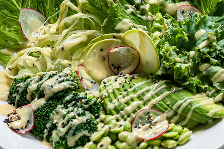 Просто зеленый салат