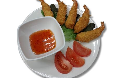 Креветки в темпуре