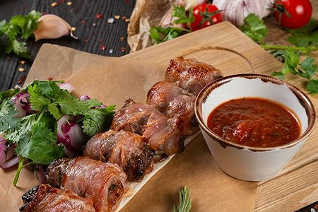 Шашлык из печени