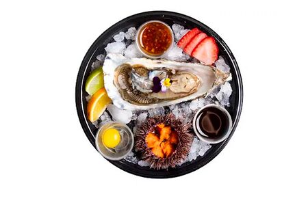 Сет Морской еж и устрица крупная